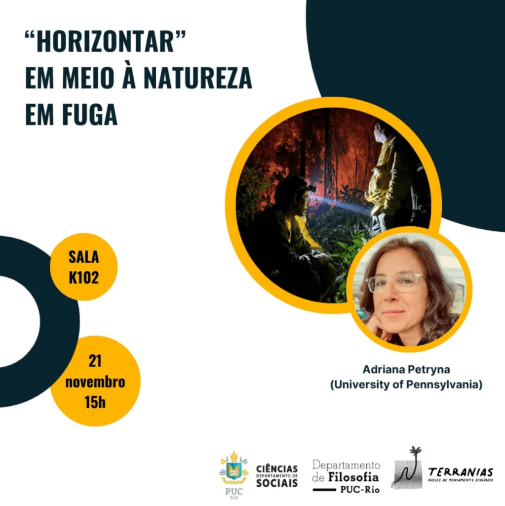 PUC-Rio recebe Adriana Petryna para&nbsp;palestra