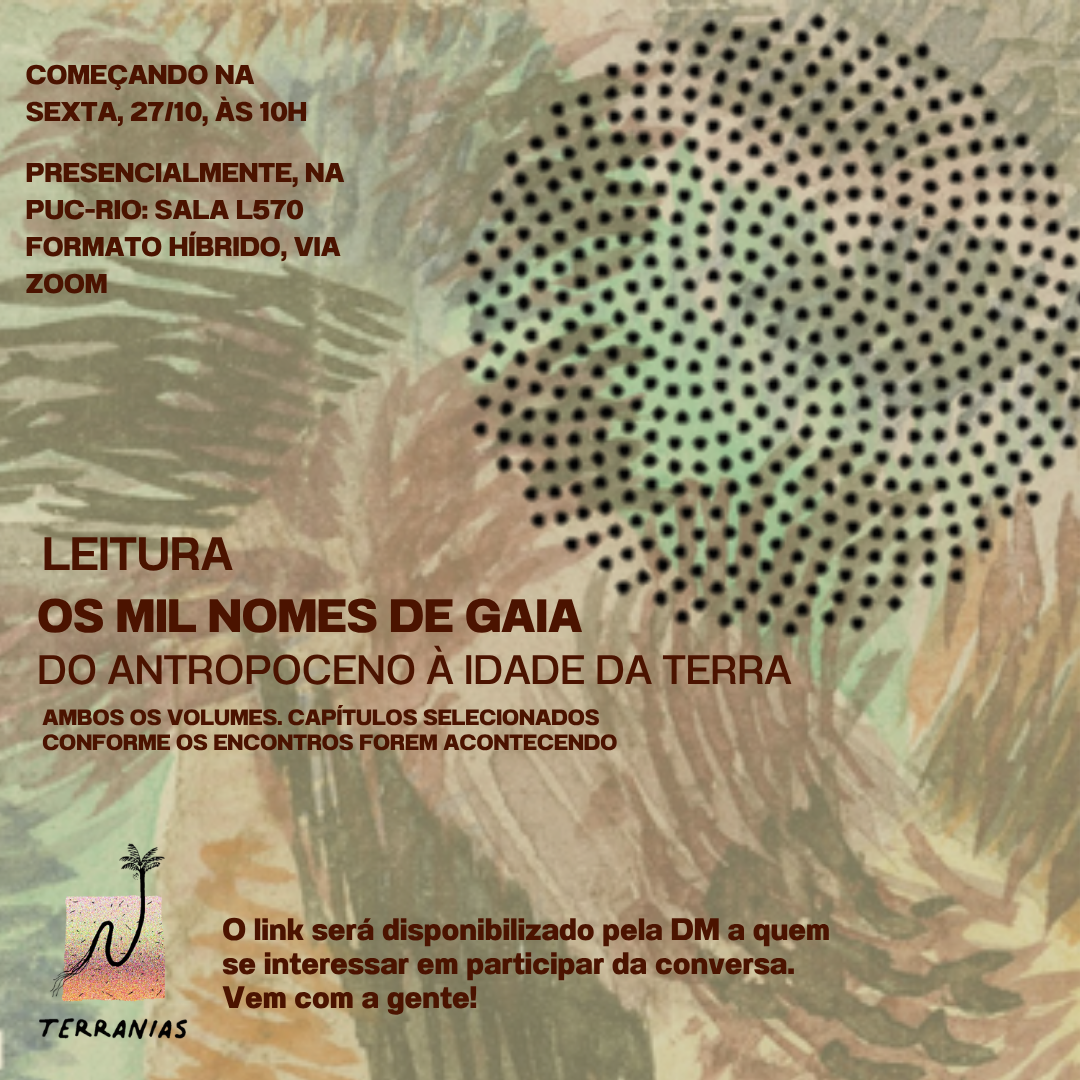 Grupo de leitura – Os Mil Nomes de Gaia