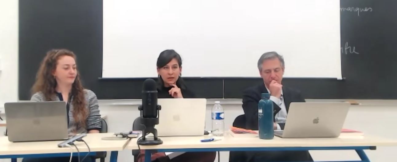 Alyne Costa apresenta seminário na École Normale Supérieure